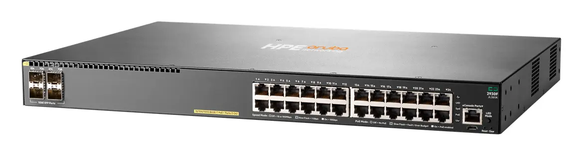 Aruba JL261A 2930F 24G PoE+ 4SFP PoE Switch