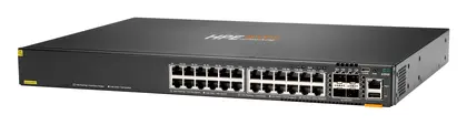 Aruba JL666A CX6300F 24-port 1GbE Class 4 PoE and 4-port SFP56 PoE Switch