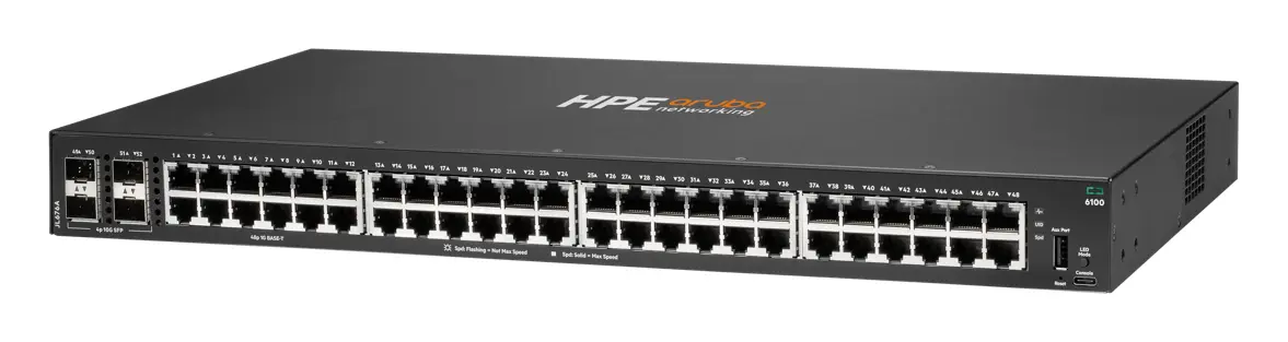 Aruba JL676A CX6100 48G 4SFP+ Yönetilebilir Switch