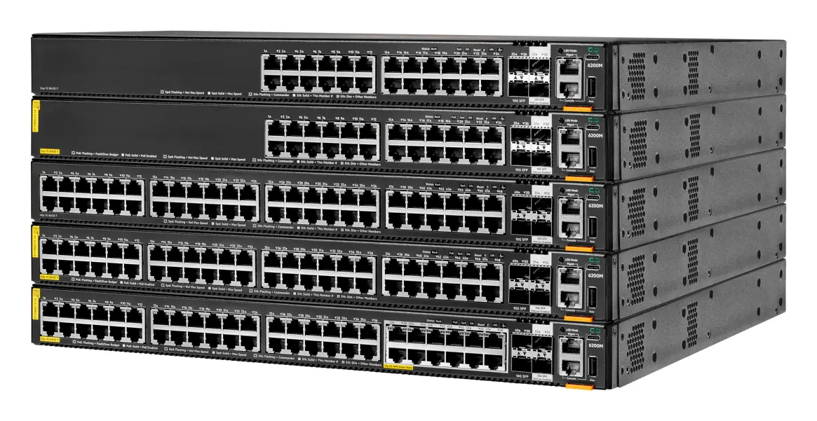 Aruba R8Q70A CX6200M 48G Class4 PoE 4SFP+ PoE Switch