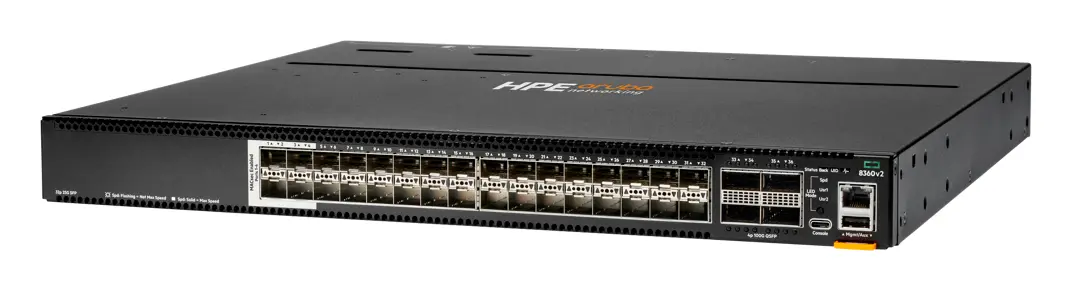 Aruba R9G09A CX8360-32Y4C v2 Power-to-Port Airflow 3xFan 2xPSU Attached Veri Merkezi Switch
