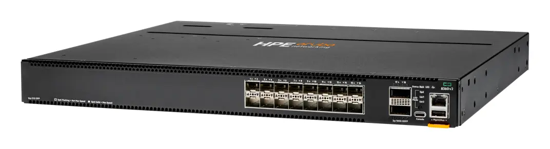 Aruba R9G11A CX8360-16Y2C v2 Power-to-Port Airflow 3xFan 2xPSU Attached Veri Merkezi Switch