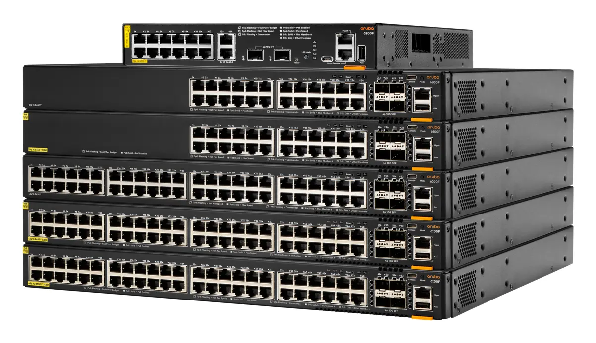 Aruba S0M82A CX6200F 24G Class-4 PoE 4SFP 370W PoE Switch