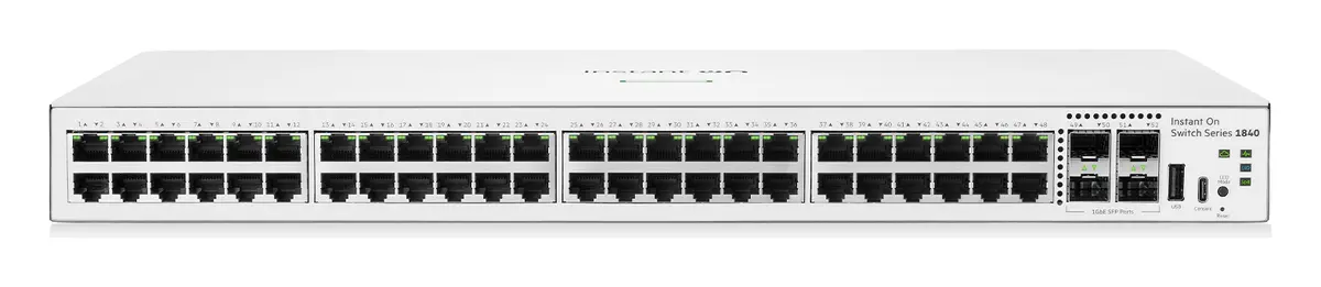Aruba Instant On S5E30A 1840 48G, 4SFP Yönetilebilir Switch