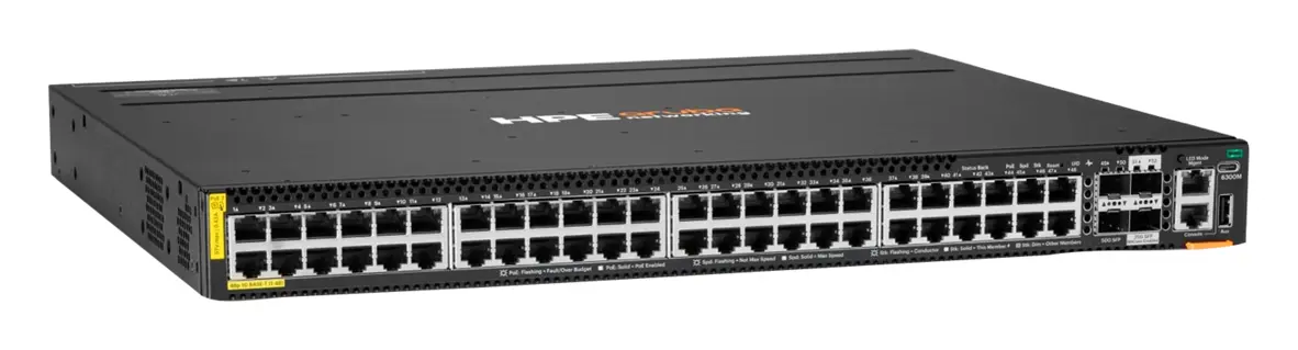 Aruba S6X59A CX6300M 48p 1G Class8 PoE 2p SFP56 50G 2p SFP28 25G MACsec PoE Switch — görsel 2