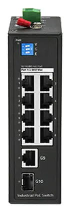 BDCOM IES200-LSTW1108P 9 Port Gigabit PoE Endüstriyel Switch