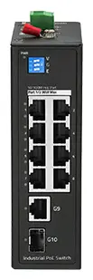 BDCOM IES200-LSTW1108P 9 Port Gigabit PoE Endüstriyel Switch
