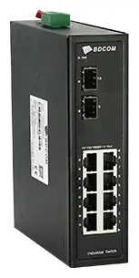 BDCOM IES200-LSTW2080 2 Port Gigabit SFP Endüstriyel Switch — görsel 4