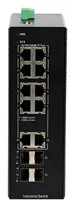 BDCOM IES200-V25-4S2T8P 10 Port Gigabit 4×SFP Endüstriyel Switch — görsel 4