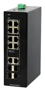 BDCOM IES200-V25-4S2T8P 10 Port Gigabit 4×SFP Endüstriyel Switch — görsel 5