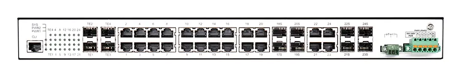 BDCOM IES2000-5024T8C4X 24 Port Gigabit 8×Combo 4×10G SFP+ L2+ Endüstriyel Switch — görsel 3