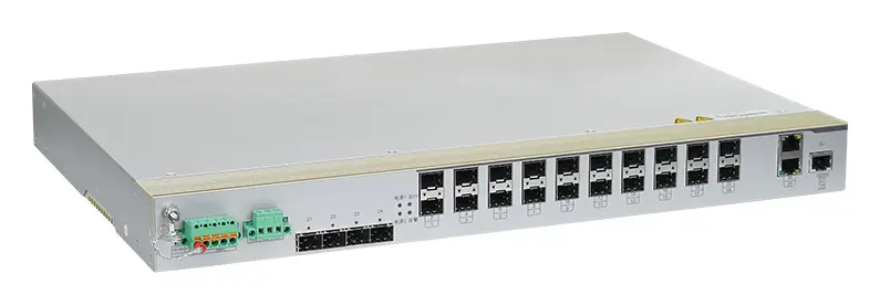 BDCOM IES2000-5520S2T4X-NS 20 Port Gigabit SFP 2×Gigabit 4×10G SFP+ L3 Endüstriyel Switch — görsel 2