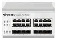 BDCOM IES2000-TU16T4S4X 16 Port Gigabit 4×SFP 4×10G SFP+ L2+ Endüstriyel Switch — görsel 4