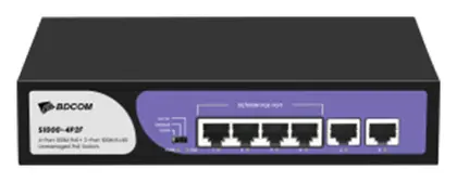 BDCOM S1000-8P2F 8 Port Fast Ethernet PoE Yönetilemez Switch