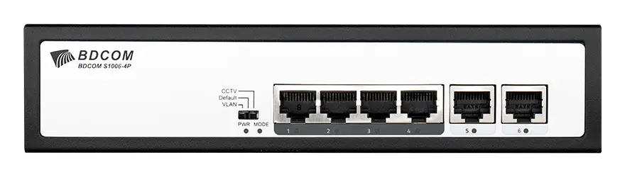 BDCOM S1006-4PV1 4 Port Fast Ethernet PoE Yönetilemez Switch — görsel 2