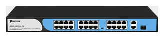 BDCOM S1200-24P2G1S-370 24 Port Fast Ethernet PoE 2×Gigabit 1×SFP Yönetilemez Switch görsel 5