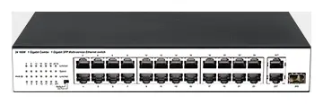 BDCOM S1226L 24 Port Fast Ethernet 1×Gigabit Yönetilemez Switch görsel 5