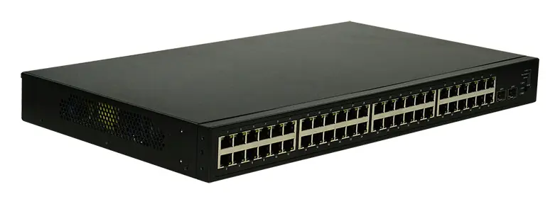 BDCOM S1500-48T2S 48 Port Gigabit 2×SFP Yönetilemez Switch görsel 3