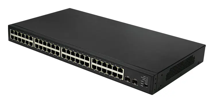 BDCOM S1500-48T2S 48 Port Gigabit 2×SFP Yönetilemez Switch görsel 4