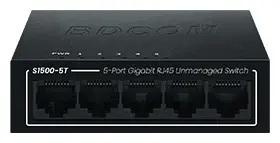 BDCOM S1500-5T 5 Port Gigabit Yönetilemez Switch