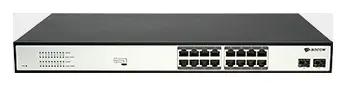 BDCOM S1518-16PV1 16 Port Gigabit PoE 2×SFP Yönetilemez Switch — görsel 3