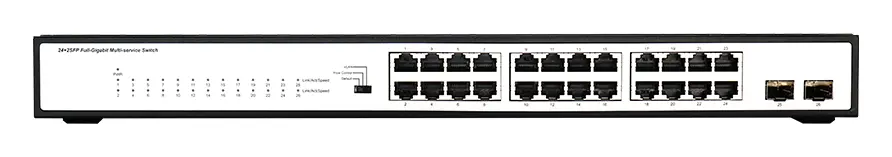 BDCOM S1526D 24 Port Gigabit 2×SFP Yönetilemez Switch görsel 2