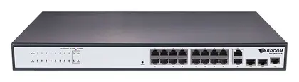 BDCOM S2220-B 16 Port Fast Ethernet 2×Gigabit 2×SFP L2+ Yönetilebilir Switch