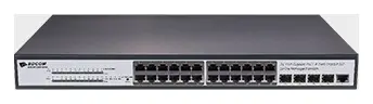 BDCOM S2500-24P4S-EI 24 Port Gigabit PoE 4×SFP L2+ Yönetilebilir Switch — görsel 2