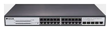 BDCOM S2500 24 Port Gigabit PoE 4×SFP L2+ Yönetilebilir Switch görsel 2