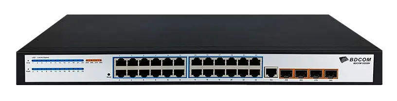 BDCOM S2528H 24 Port Gigabit 4×SFP L2+ Yönetilebilir Switch