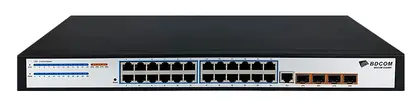 BDCOM S2528H/AC 24 Port Gigabit 4×SFP L2+ Yönetilebilir Switch