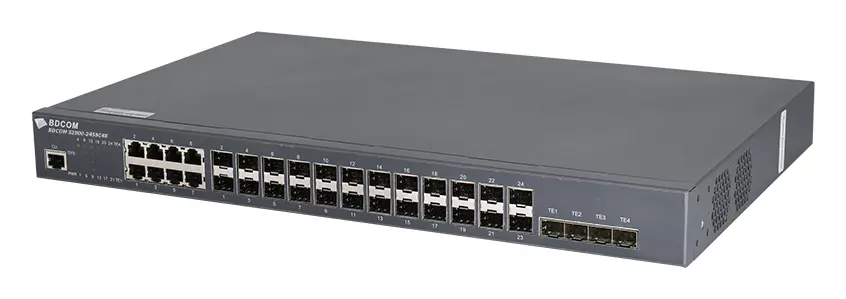 BDCOM S2900-24S8C4X 24 Port Gigabit SFP 8×Combo 4×10G SFP+ L2+ Yönetilebilir Switch görsel 4