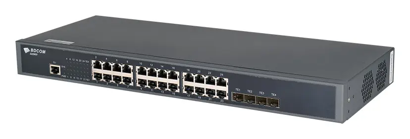 BDCOM S2900-24T4X 24 Port Gigabit 4×10G SFP+ L2+ Yönetilebilir Switch görsel 4