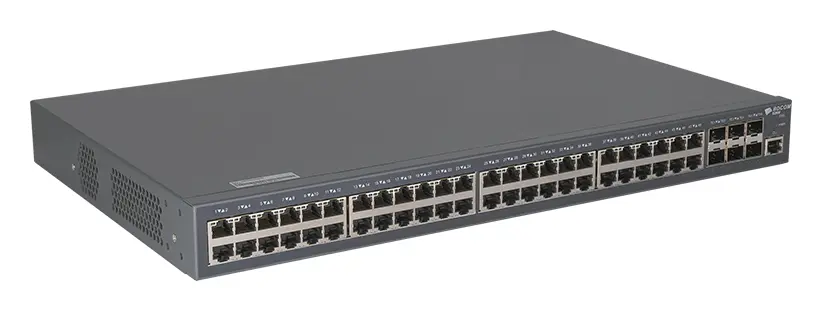 BDCOM S2900-48T6X 48 Port Gigabit 6×10G SFP+ L2+ Yönetilebilir Switch görsel 2