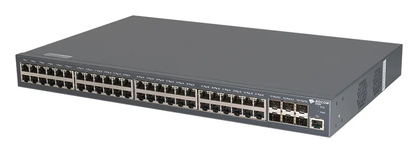 BDCOM S3900-48T6XB 48 Port Gigabit 6×10G SFP+ Yönetilebilir Switch görsel 3
