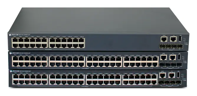 BDCOM S3956N-24T 24 Port Gigabit 8×10G SFP+ Yönetilebilir Switch