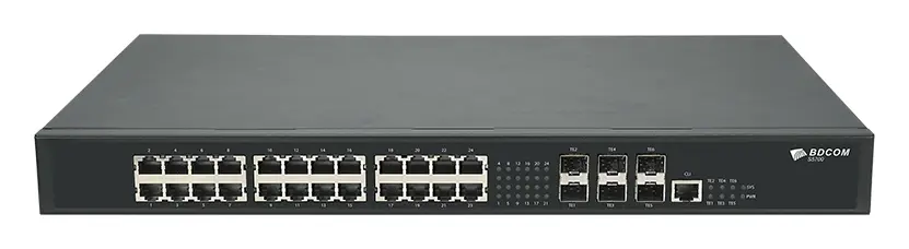 BDCOM S5700-24ET6X 24 Port 2.5G 6×10G SFP+ Yönetilebilir Switch