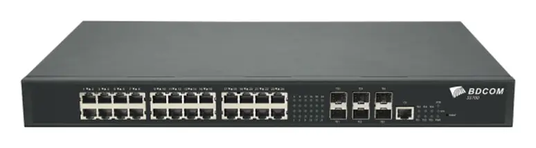 BDCOM S5700-8EP4X-120 8 Port 2.5G PoE 4×10G SFP+ Yönetilebilir Switch görsel 5