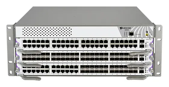 BDCOM S8000 3 Slot Modüler Omurga Switch