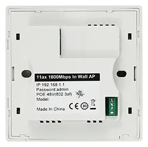 BDCOM WAP2100-W618 Wi-Fi 6 Çift Bant Duvar Tipi (Panel) Access Point — görsel 2