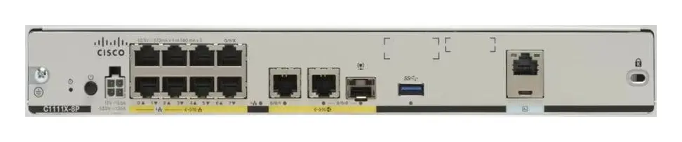 Cisco C1111X-8P ISR 1000 8 Port GE LAN Router