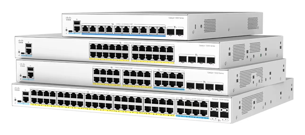 Cisco C1300-48MGP-4X 48 Port Multigigabit PoE+ 4x10G SFP+ Yönetilebilir Switch — görsel 2