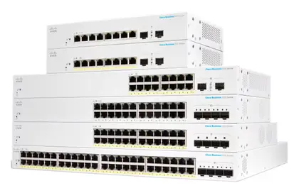 Cisco CBS220-16P-2G 16 Port Gigabit PoE+ 2x1G SFP Akıllı Yönetilebilir Switch