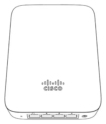 Cisco MR36H Meraki MR36H Wi-Fi 6 Duvar Tipi (Wall Plate) Access Point