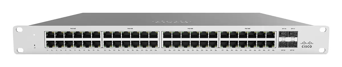 Cisco MS120-24P 24 Port Gigabit PoE+ Bulut Yönetimli Switch — görsel 2