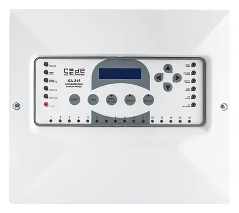 Codesec KA316 16 Bölgeli Konvansiyonel Yangın İhbar Paneli