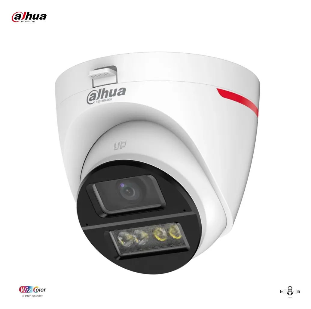 Dahua HAC-HDW1249X-A-PRO 2 MP Full-Color Sesli Analog HD Dome Kamera