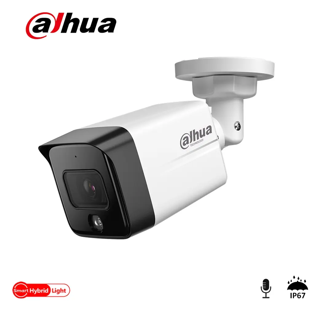 Dahua IPC-HFW1431TC1-SA-0360B 4 MP Hibrit Işıklı Sesli IP Bullet Kamera