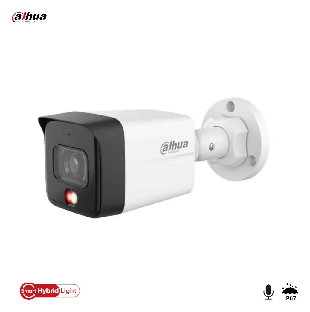 Dahua IPC-HFW1439TC1-SA-IL-0360B 4 MP Hibrit Işıklı Sesli IP Bullet Kamera
