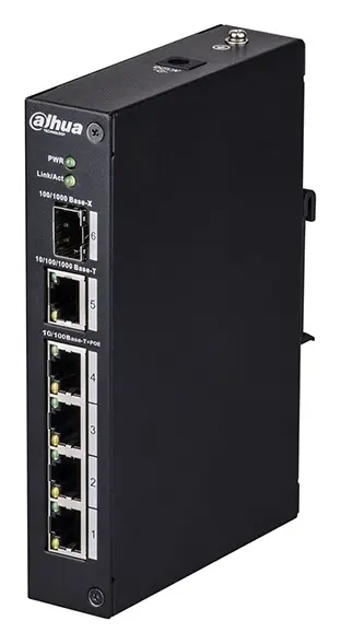 Dahua PFL2106-4ET-96 4 Port Endüstriyel PoE Switch